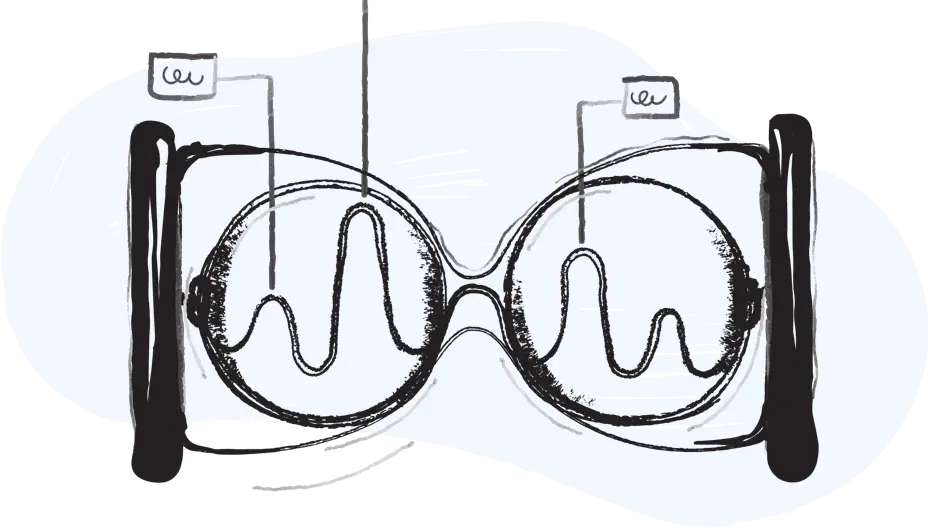 illustration während der Prüfung
